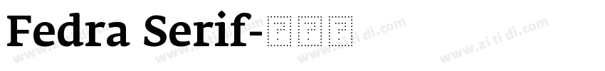 Fedra Serif字体转换